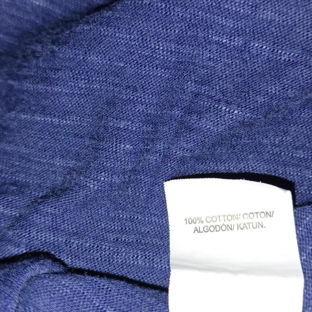 Lucky Brand, Western, Steer Skull, Navy, 3/4 Sleeve  Cotton Tee,  Medium - Picture 16 of 16